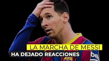 El emotivo adi¨®s de Piqu¨¦ a Messi