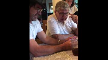 Marcelo Salas cantó "Los viejos estandartes" y las redes explotaron