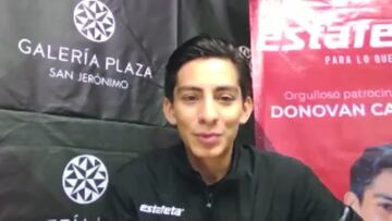 Llegó la hora para Donovan Carrillo: "Nervioso, pero emocionado"