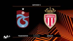 Resumen y goles del Trabzonspor vs AS Mónaco