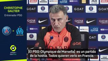 Galtier explota en plena rueda de prensa por Mbappé