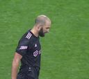 Los últimos segundos de Higuaín en una cancha de fútbol