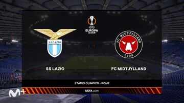 Resumen y goles del Lazio vs Midtjylland de la Europa League