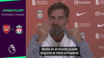 Jürgen Klopp se rinde a Haaland y sus goles