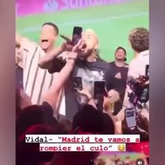 Mofas con Vidal porque una vez más su obsesión con el Madrid le ha jugado una mala pasada