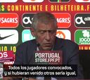 Fernando Santos: “Portugal puede ser campeón del mundo”