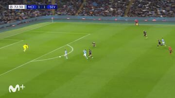 La exquisita manera de De Bruyne de acabar con el Sevilla: ¡qué lujazo!