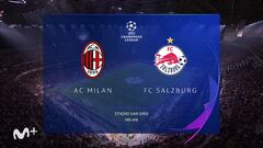Resumen y goles del AC Milan vs. FC Salzburgo, jornada 6 de Champions League