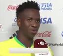 Vinicius con otra de sus frases que tendrá recorrido y memes: es oro puro