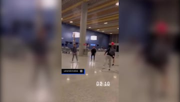 Nadal y Ruud en el aeropuerto de Belo Horizonte a las 2 de la mañana: no tiene desperdicio
