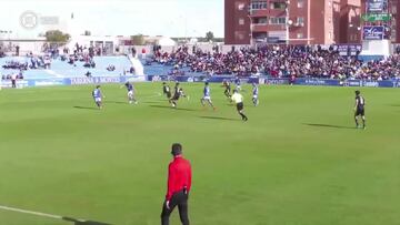 Golazo de Arribas para ponerse en pie y aplaudir: vean lo difícil que era y dónde la puso