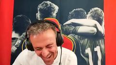 La pregunta que más le ha gustado a Luis Enrique en el Twitch desde su inicio: a carcajada limpia