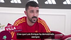 Villa da la cara por Messi y Luis Enrique