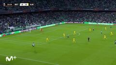 El primer gol de Aitor Ruibal en el Real Betis vs. HJK Helsinki