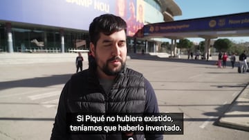 La afición culé opina sobre la retirada de Piqué