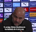Guardiola atiza a Ibrahimovic: “Que lea otro libro”