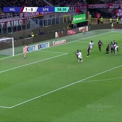 El hijo de Maldini le hace el gol de la jornada al Milan de su padre y no podía ‘celebrarlo’ de otro modo