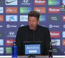 La respuesta de Simeone al Frente Atlético por no animar