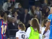 El tenso momento final del Madrid-Barça tras el 0-4: Aitana y Misa...