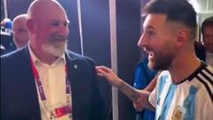 El rostro de Messi al descubrir quién le daba el MVP