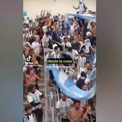 El cántico de Messi que ha arrasado en la previa de la final: emociona como ninguna la afición argentina
