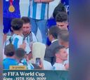 Y Messi dijo que no todo vale: su reacción cuando se puso pesado con él el cocinero de la sal ya es viral