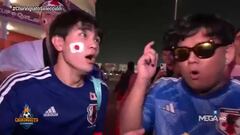 Los japoneses se burlan de Morata al salir del estadio