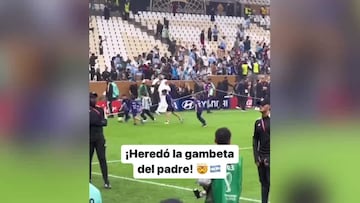 ?Es Messi con 7 a?os! Se vuelve viral este v¨ªdeo de su hijo jugando en el Mundial