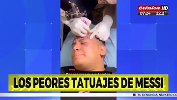 Los peores tatuajes de Messi y Argentina tras el Mundial: duele verlos 