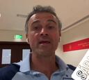 Luis Enrique se marca un ‘Quevedo’ con un saludo muy particular para Barcelona: “¡Queeedateee!”