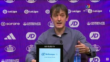 El caliente inicio de rueda de prensa de Pacheta por el arbitraje contra el Madrid