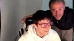 Primera aparición pública de Luis Enrique... ¡en el twitch de su hijo!