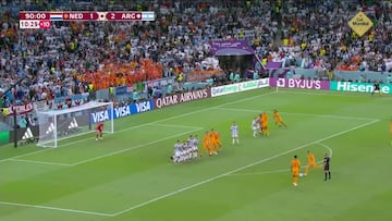 Inimaginable... el gol insólito de Países Bajos en el 101′ que maravilló por su ingenio