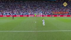 Todos los fantasmas del pasado se le pasaron por la cabeza e hizo esto: Messi y su penalti