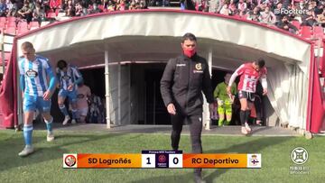 Resumen y goles del Logro?¨¦s-Deportivo de Primera RFEF