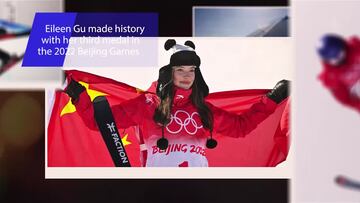 Winter Olympics: Eileen Gu gold extends China's medals record