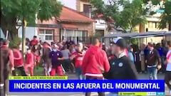 Incidentes en la entrada al Monumental: 16 detenidos