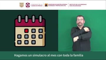 CDMX establece lineamientos para el Simulacro de Sismo 2022