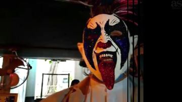 Psycho Clown quiere mandar a la hoguera a Villano IV en Triplemanía XXX en Tijuana