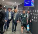 Messi y la fiesta argentina en la salida del vestuario