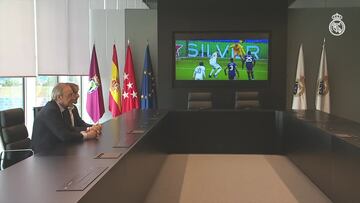 Esto es una joya: las caras de Florentino y Modric al ver cómo se cargaban al PSG