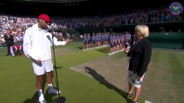 La frase de Kyrgios luego de perder la final de Wimbledon