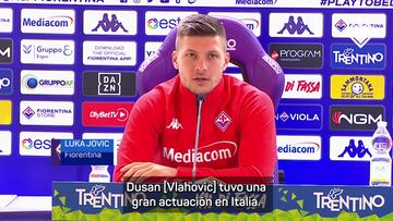 Jovic se viene arriba tras sus 4 goles con una frase que le puede perseguir muy pronto