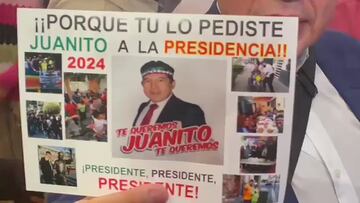 “Juanito” se destapa como candidato a la presidencia de 2024