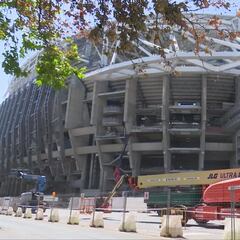 El nuevo Bernabéu no para de crecer: el armazón coge vuelo