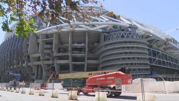 El nuevo Bernabéu no para de crecer: el armazón coge vuelo