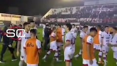 La batalla tras el final entre Barracas Central y Patronato