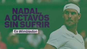 Nadal barre a Sonego y se planta en los octavos de Wimbledon