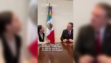 Marcelo Ebrard entrevista a Katya Echazarreta, la primera mujer mexicana en ir al espacio