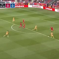 Dembélé en plan ‘killer’ total: vean qué barbaridad de gol